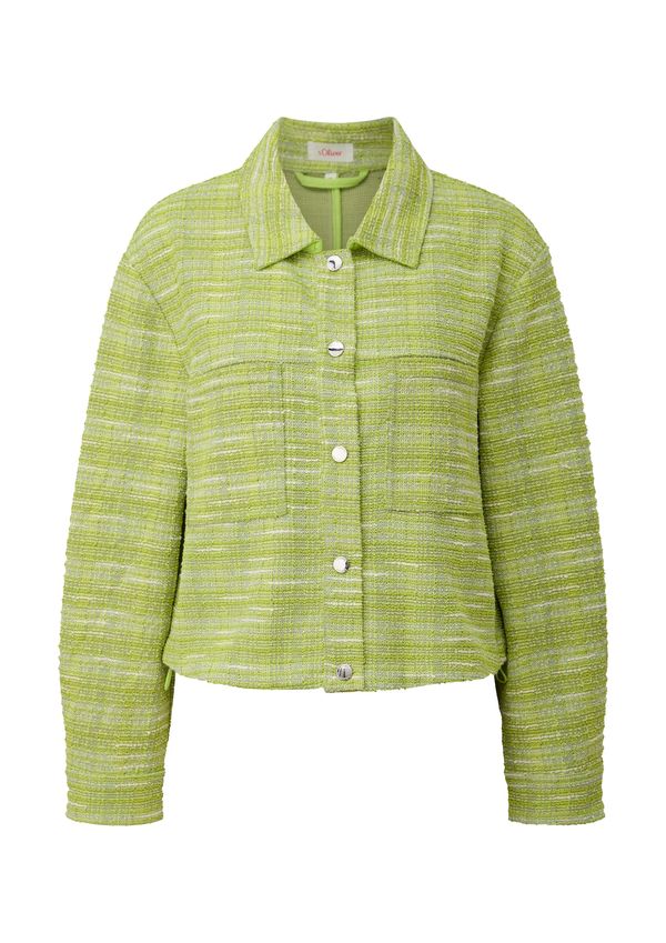 s.Oliver s.Oliver Prijelazna jakna  kivi zelena / jabuka / bijela