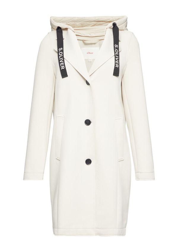 s.Oliver s.Oliver Prijelazni kaput  crna / bijela