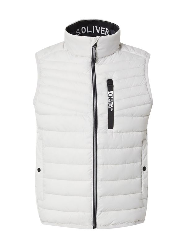 s.Oliver s.Oliver Prsluk  svijetlosiva / crna