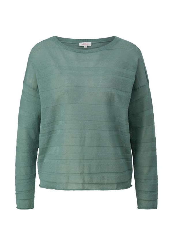 s.Oliver s.Oliver Pulover  smaragdno zelena