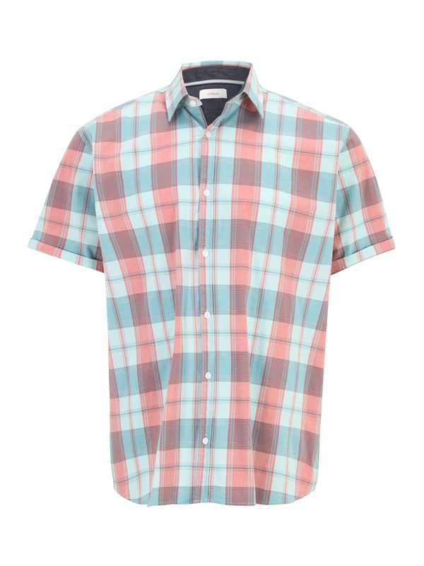 s.Oliver Red Label Big & Tall s.Oliver Red Label Big & Tall Košulja  tirkiz / petrol / crvena