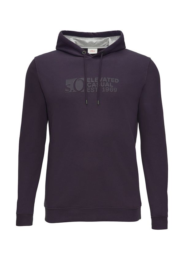 s.Oliver Red Label Big & Tall s.Oliver Red Label Big & Tall Sweater majica  siva / lila