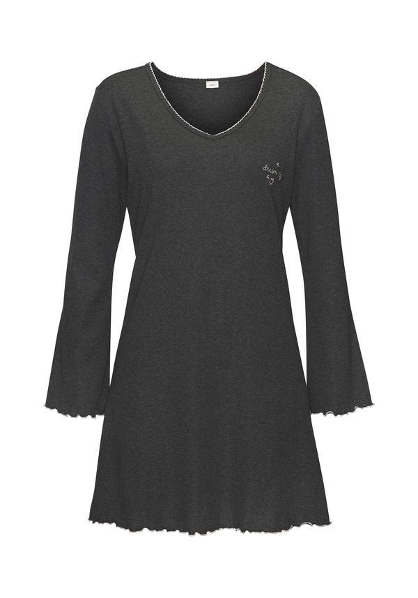 s.Oliver s.Oliver Spavaćica košulja  antracit siva / roza / bijela