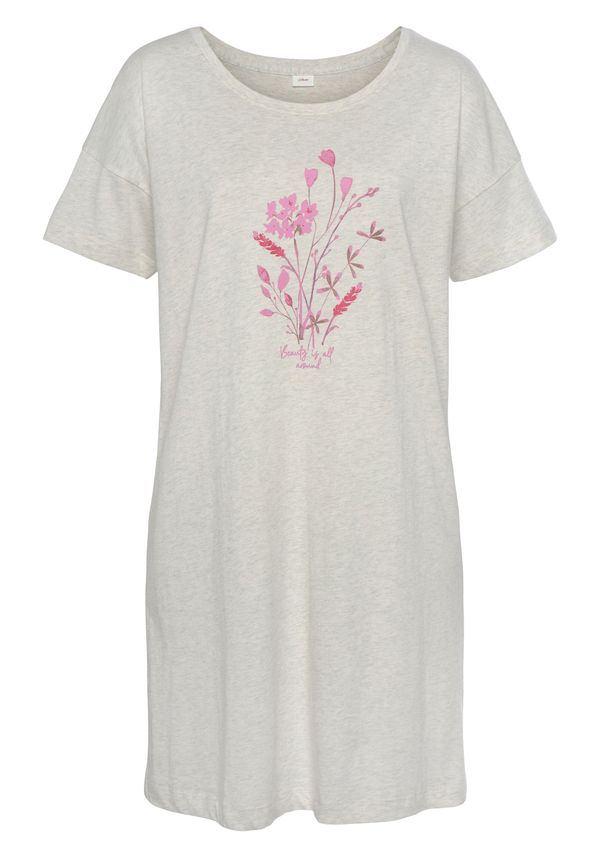 s.Oliver s.Oliver Spavaćica košulja  siva melange / roza