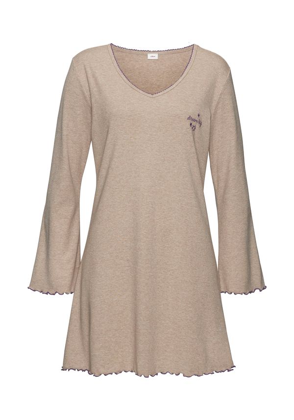 s.Oliver s.Oliver Spavaćica košulja  smeđa