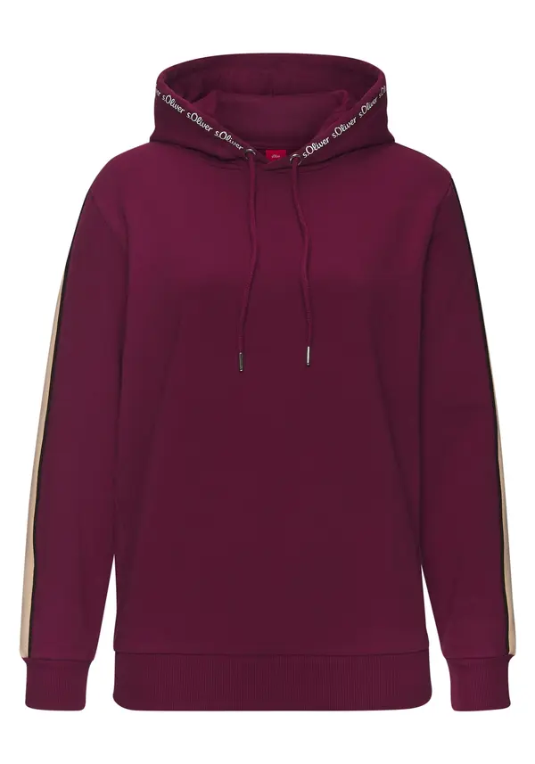 s.Oliver s.Oliver Sweater majica  bež / burgund / crna