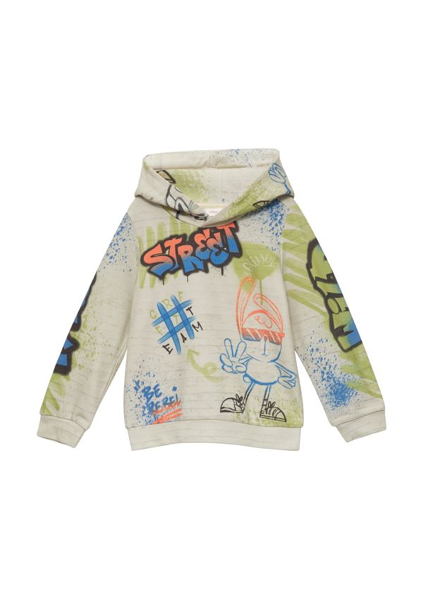 s.Oliver s.Oliver Sweater majica  miks boja / bijela