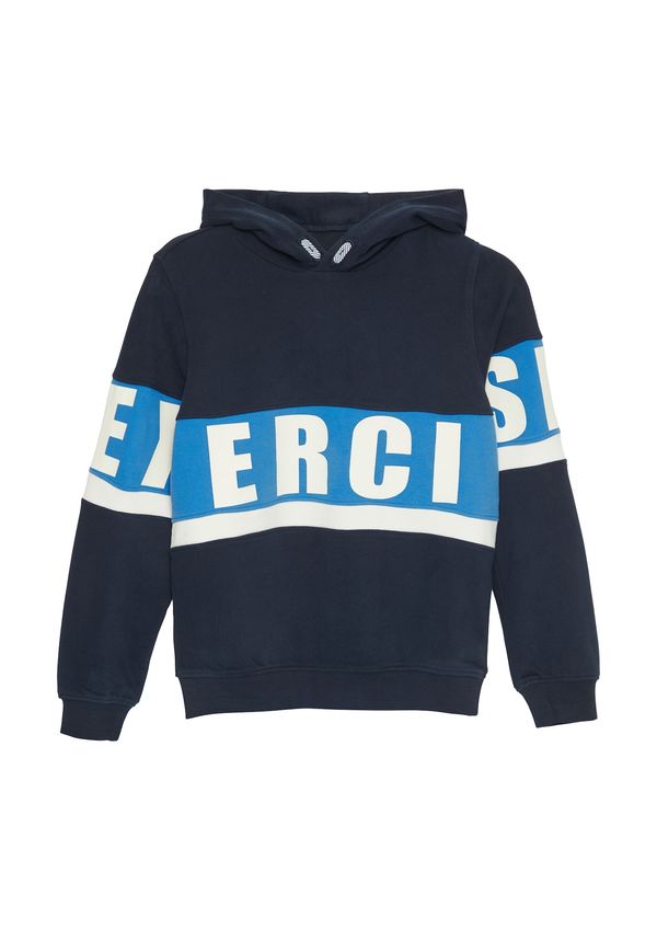 s.Oliver s.Oliver Sweater majica  mornarsko plava / azur / bijela