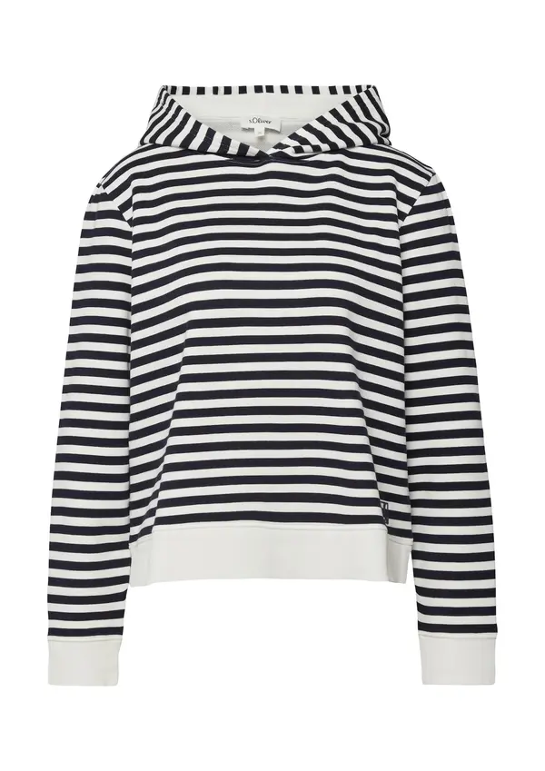 s.Oliver s.Oliver Sweater majica  mornarsko plava / bijela