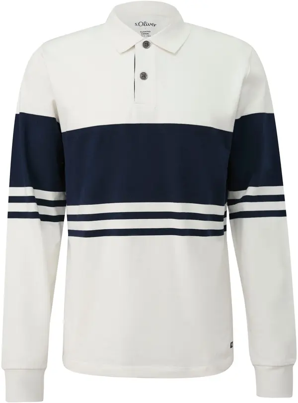 s.Oliver s.Oliver Sweater majica  mornarsko plava / bijela