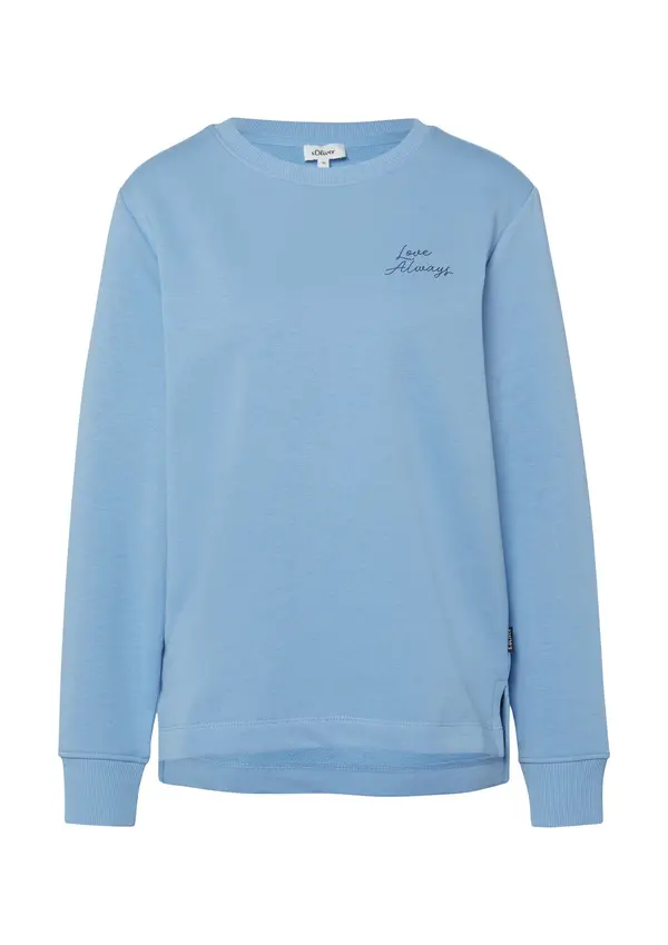 s.Oliver s.Oliver Sweater majica  nebesko plava / crna