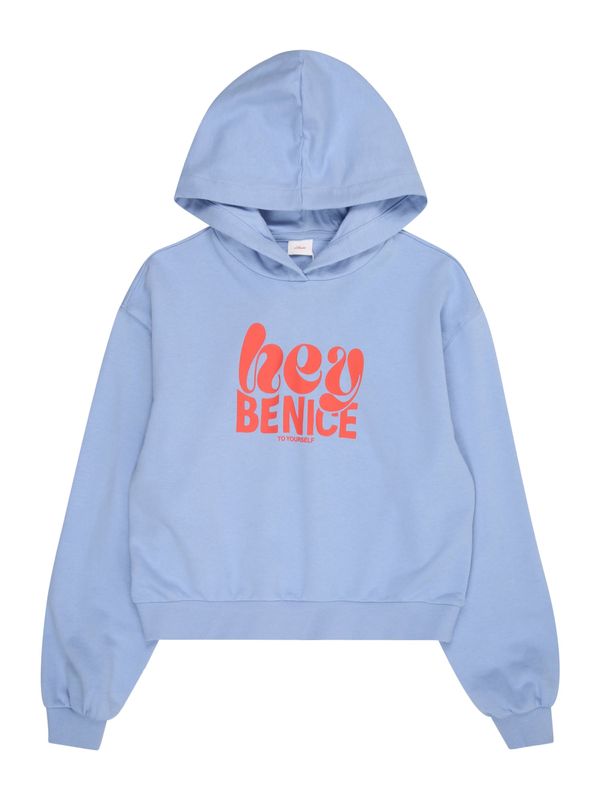 s.Oliver s.Oliver Sweater majica  nebesko plava / crvena