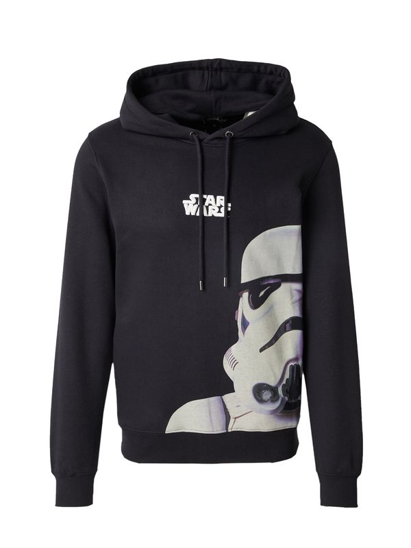 s.Oliver s.Oliver Sweater majica 'Starwars'  svijetlosiva / lila / crna