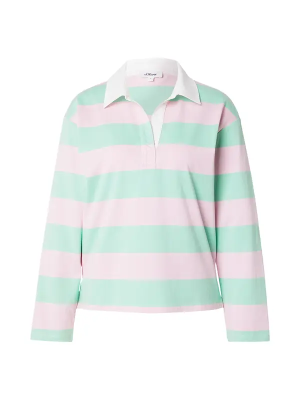 s.Oliver s.Oliver Sweater majica  svijetlozelena / roza