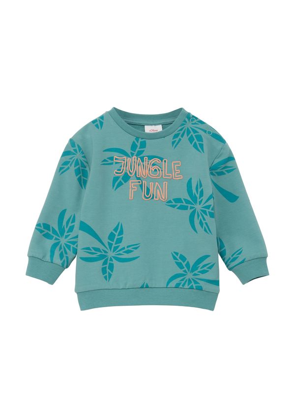 s.Oliver s.Oliver Sweater majica  tirkiz / breskva