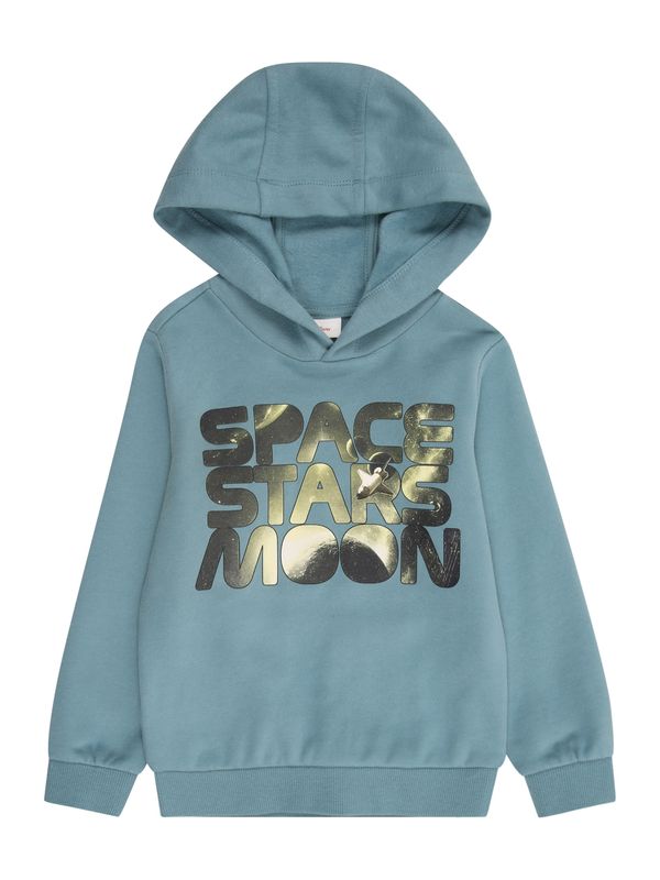 s.Oliver s.Oliver Sweater majica  tirkiz / zlatna