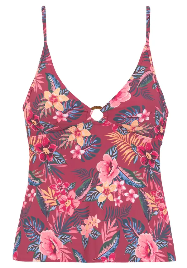 s.Oliver s.Oliver Tankini  plava / žuta / roza / bijela