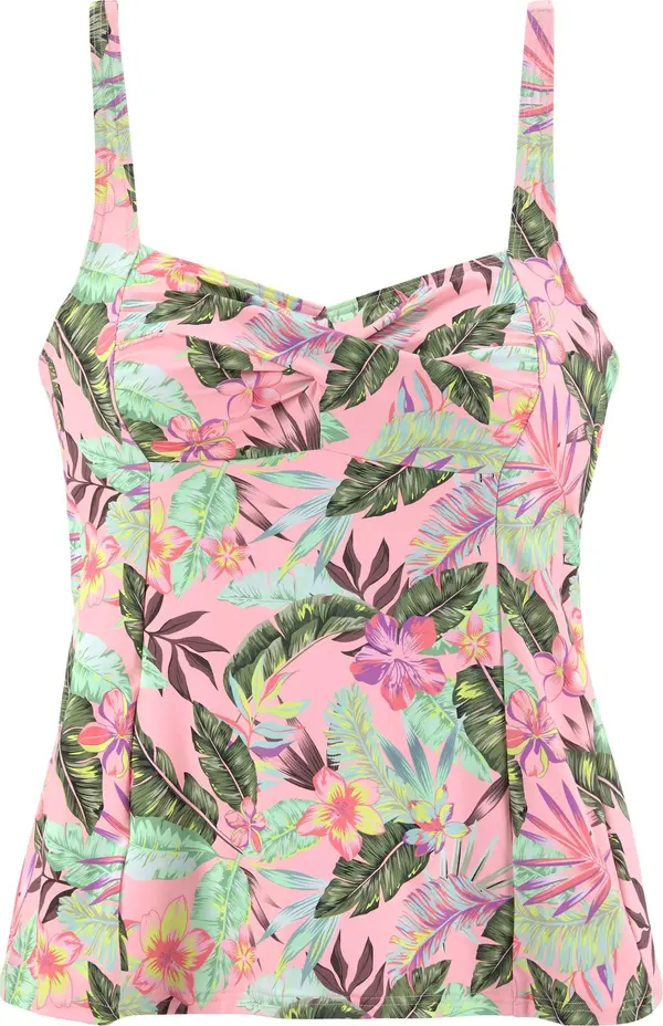 s.Oliver s.Oliver Tankini top  akvamarin / žuta / zelena / rosé