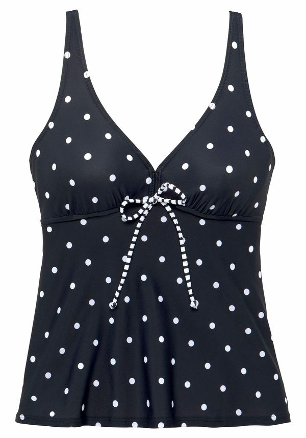 s.Oliver s.Oliver Tankini top 'Audrey'  crna / bijela