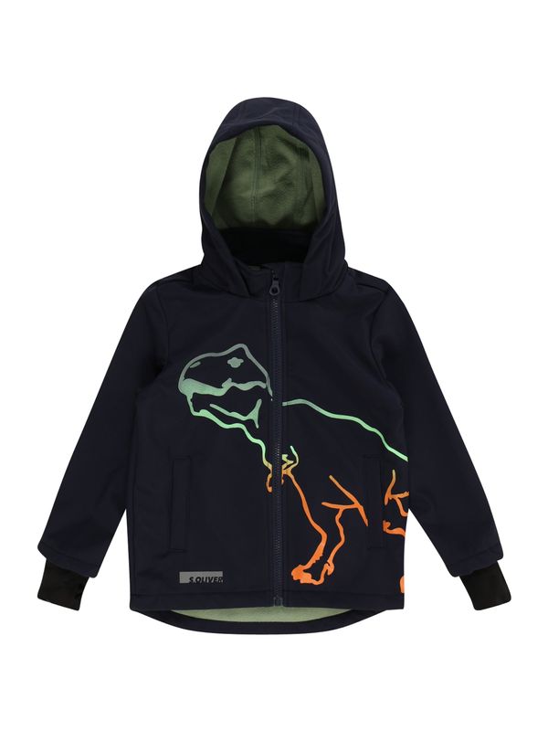 s.Oliver s.Oliver Tehnička jakna  mornarsko plava / svijetloplava / svijetlozelena / narančasta