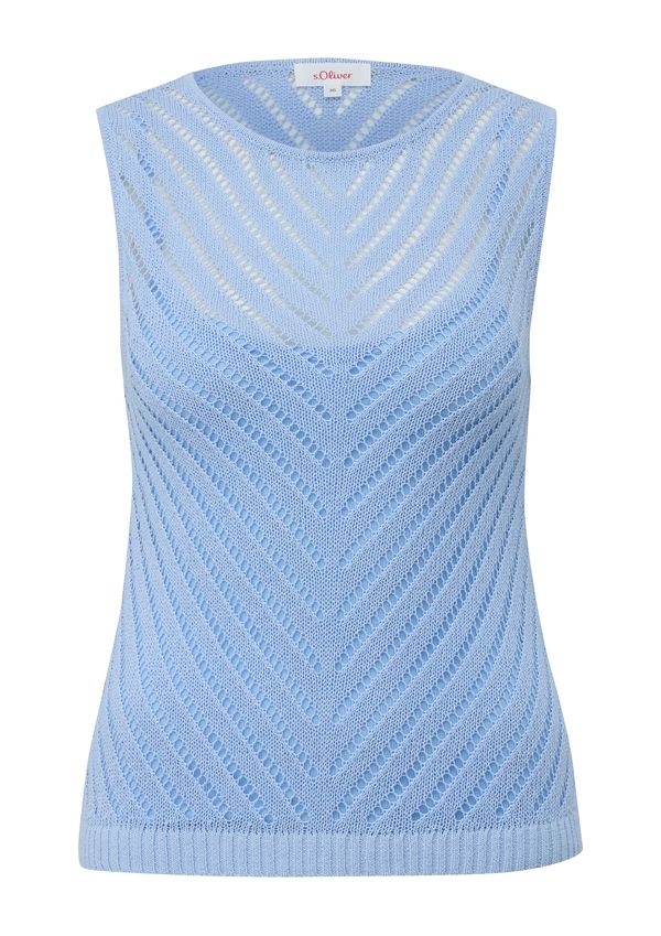 s.Oliver s.Oliver Top s naramenicama  svijetloplava