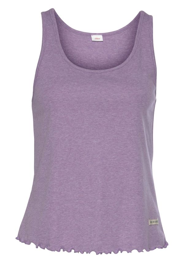 s.Oliver s.Oliver Top  svijetlosiva / ljubičasta