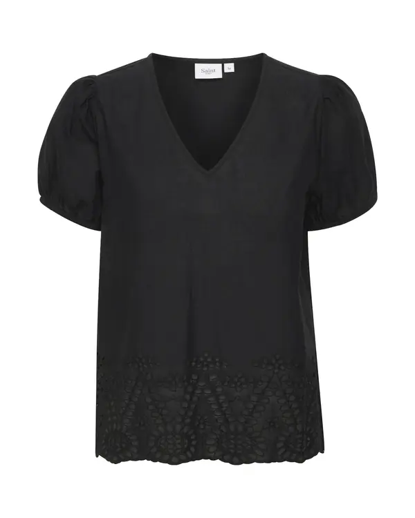 SAINT TROPEZ SAINT TROPEZ Bluza 'Eamaja'  crna