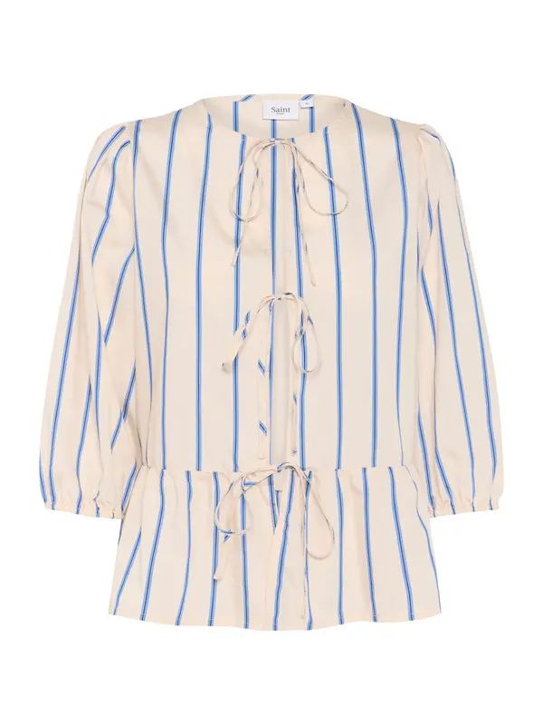 SAINT TROPEZ SAINT TROPEZ Bluza 'KotrinaSZ'  pijesak / azur / crna