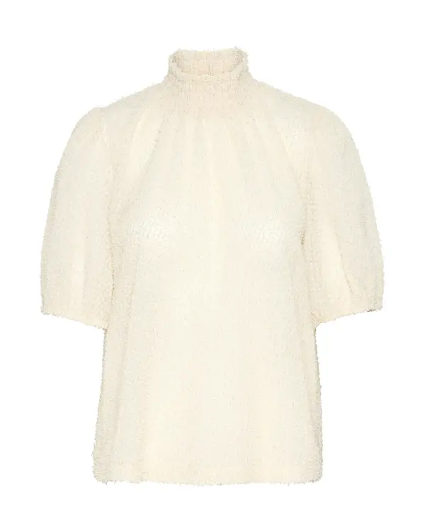 SAINT TROPEZ SAINT TROPEZ Bluza 'SZ Helma'  vuneno bijela
