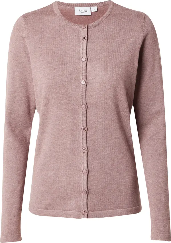 SAINT TROPEZ SAINT TROPEZ Kardigan 'Mila'  sivkasto ljubičasta (mauve)