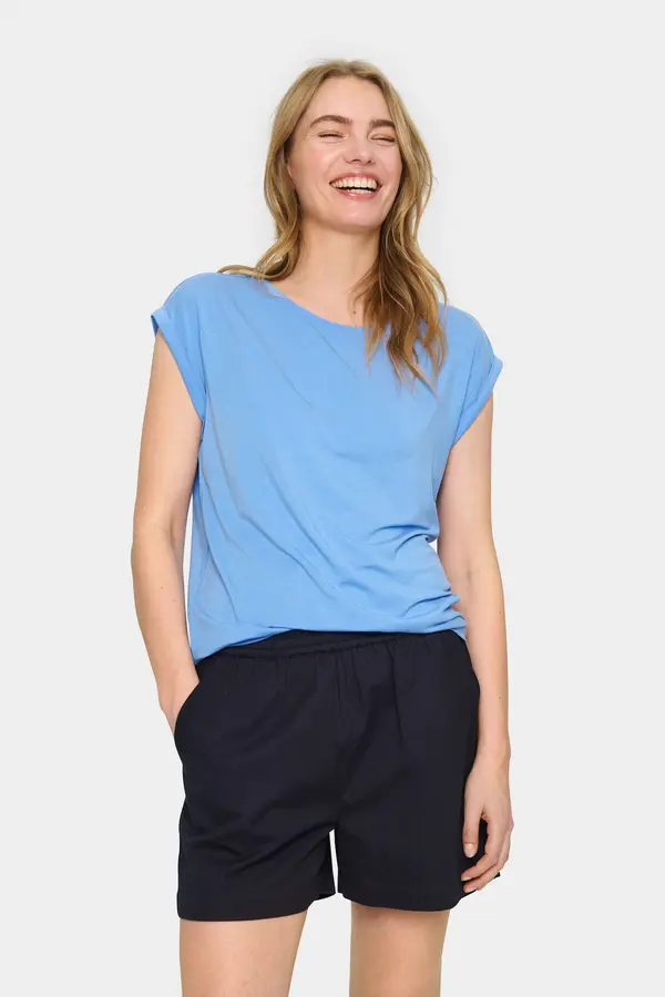 SAINT TROPEZ SAINT TROPEZ Majica  nebesko plava