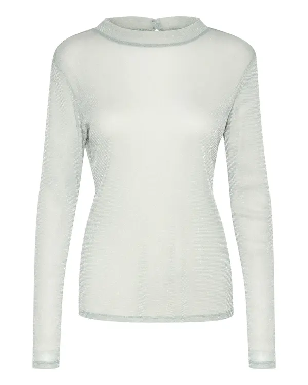 SAINT TROPEZ SAINT TROPEZ Majica 'SZ Delila'  srebro