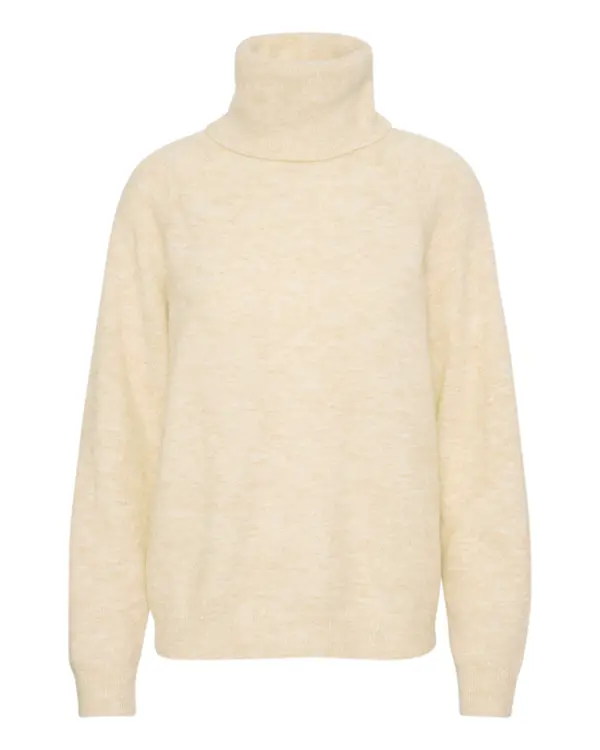 SAINT TROPEZ SAINT TROPEZ Pulover 'Garbie'  bijela melange