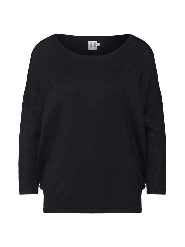 SAINT TROPEZ SAINT TROPEZ Pulover 'Mila'  crna