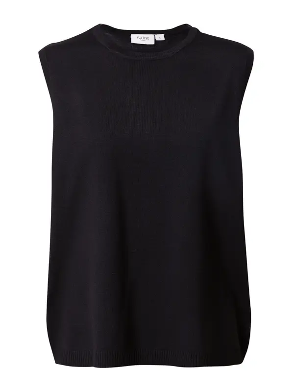 SAINT TROPEZ SAINT TROPEZ Pulover 'Mila'  crna