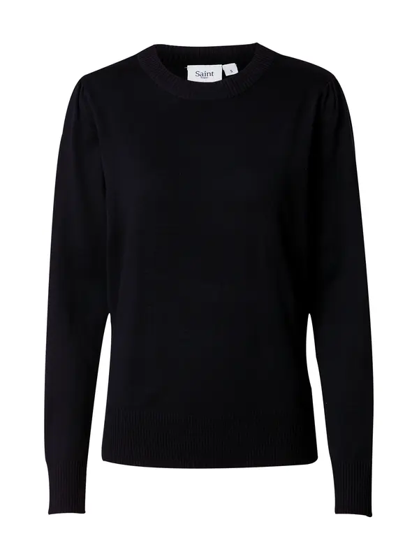 SAINT TROPEZ SAINT TROPEZ Pulover 'Mila'  crna