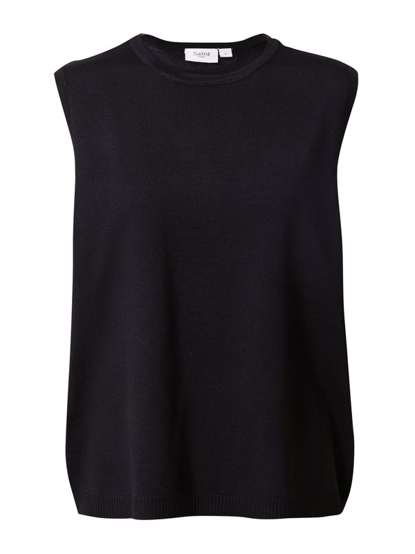 SAINT TROPEZ SAINT TROPEZ Pulover 'Mila'  crna