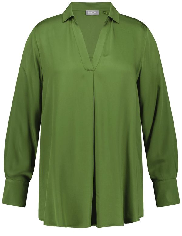 SAMOON SAMOON Bluza  sivkasto zelena