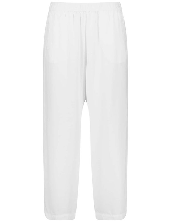 SAMOON SAMOON Hlače  bijela