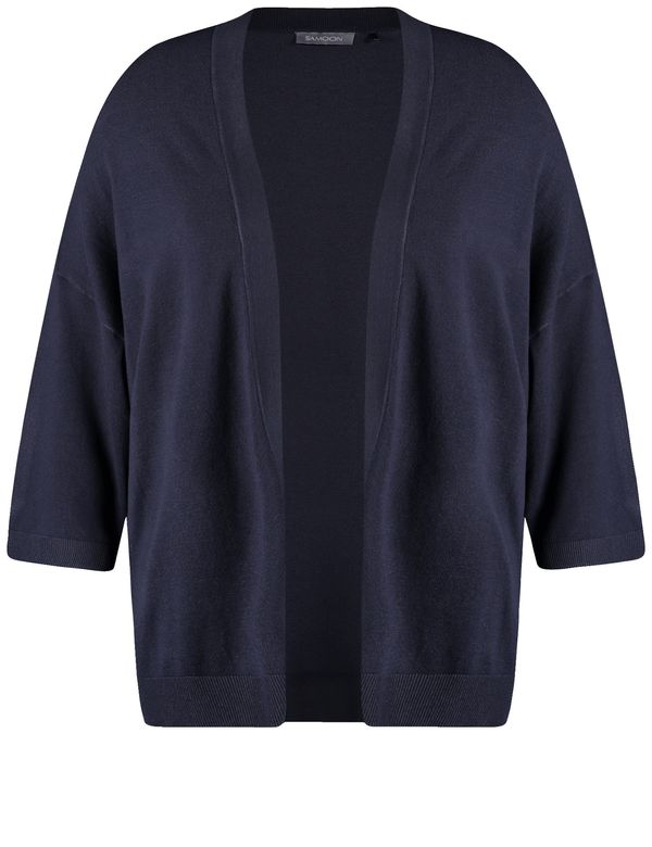 SAMOON SAMOON Kardigan  morsko plava
