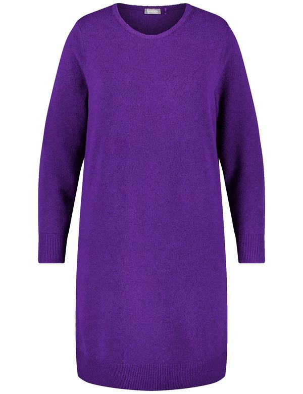 SAMOON SAMOON Pletena haljina  tamno ljubičasta