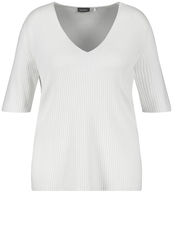 SAMOON SAMOON Pulover  bijela