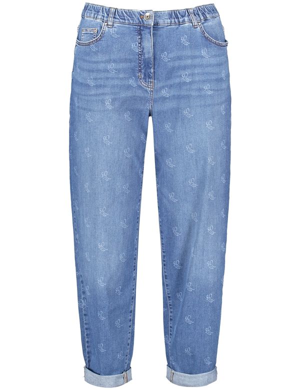 SAMOON SAMOON Traperice  plavi traper