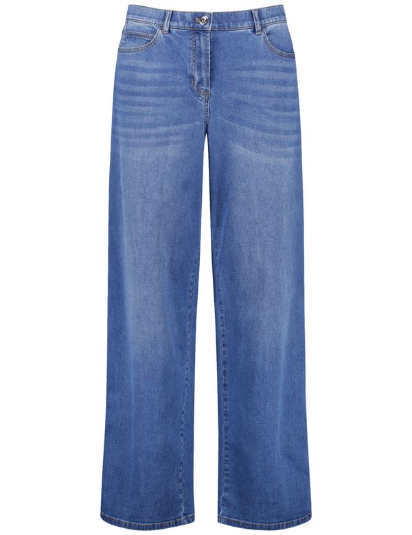 SAMOON SAMOON Traperice  plavi traper