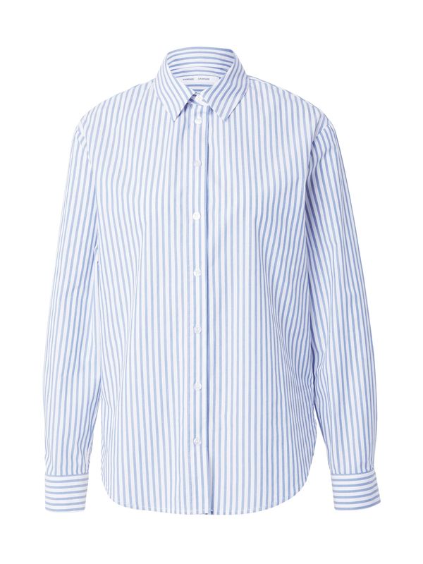 Samsøe Samsøe Samsøe Samsøe Bluza 'Adisoni'  svijetloplava / bijela