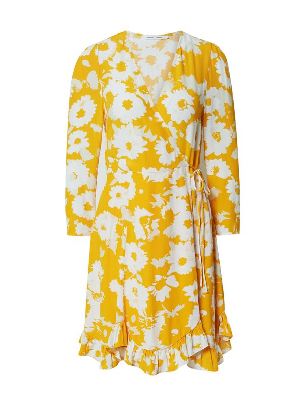 Samsøe Samsøe Samsøe Samsøe Haljina 'JANINE'  žuta / bijela