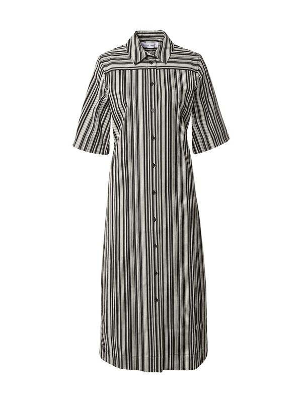 Samsøe Samsøe Samsøe Samsøe Košulja haljina  crna / bijela