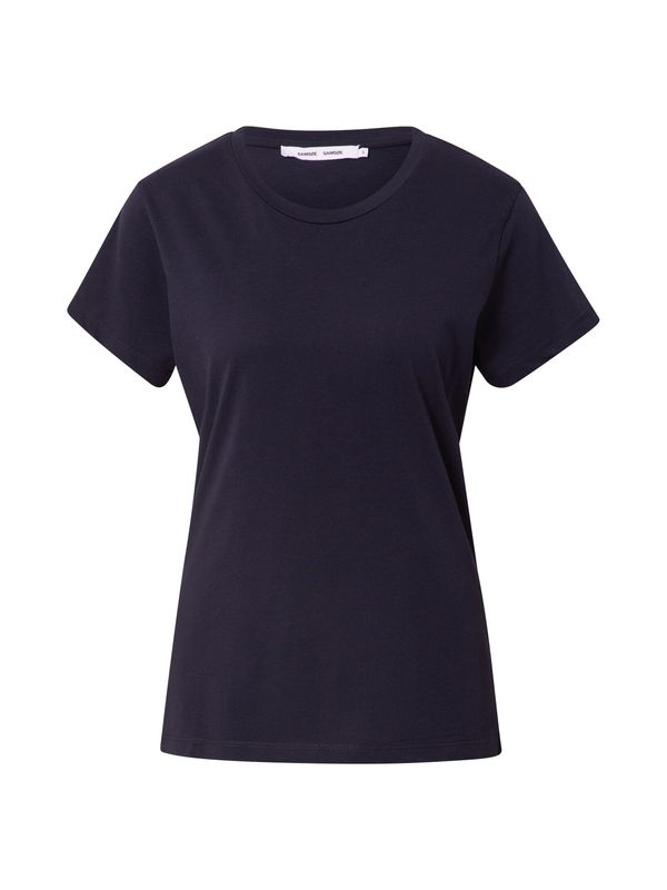 Samsøe Samsøe Samsøe Samsøe Majica 'Solly solid'  tamno plava