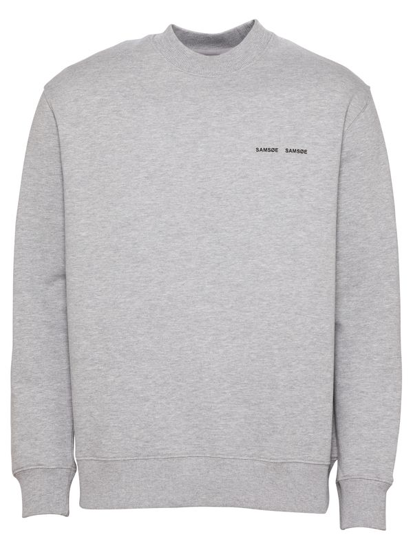 Samsøe Samsøe Samsøe Samsøe Sweater majica 'Norsbro'  siva / crna