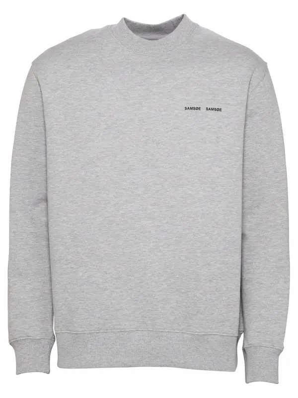 Samsøe Samsøe Samsøe Samsøe Sweater majica 'Norsbro'  siva / crna